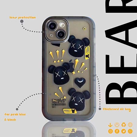 アイフォン 15plus bearbrick風 携帯ケース 