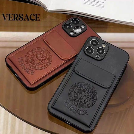 高品質 ブランド versace ヴェルサーチ アイホン15プロmax 携帯ケース 