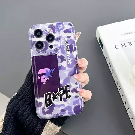 アイフォン15promax カバー bape ア・ベイシング・エイプ 