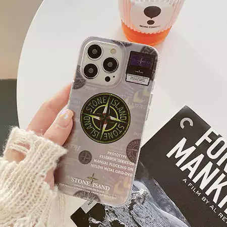 iphone 14 カバー stone island風 