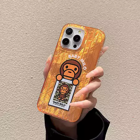 アイフォン14pro スマホケース ア・ベイシング・エイプ bape 