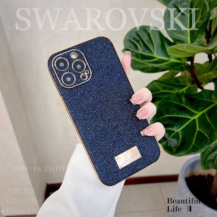 iphone 15プラス swarovski スワロフスキー カバー 