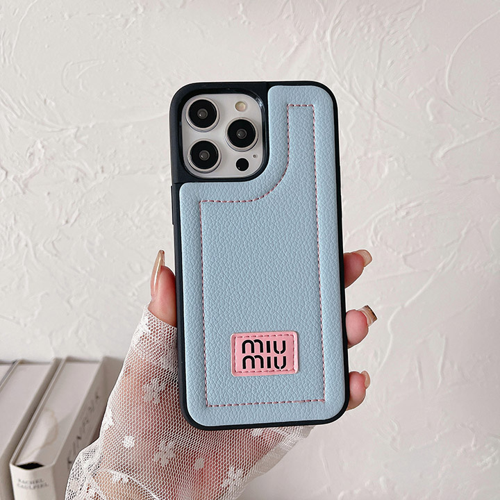 miumiu風 アイフォン15pro 携帯ケース 