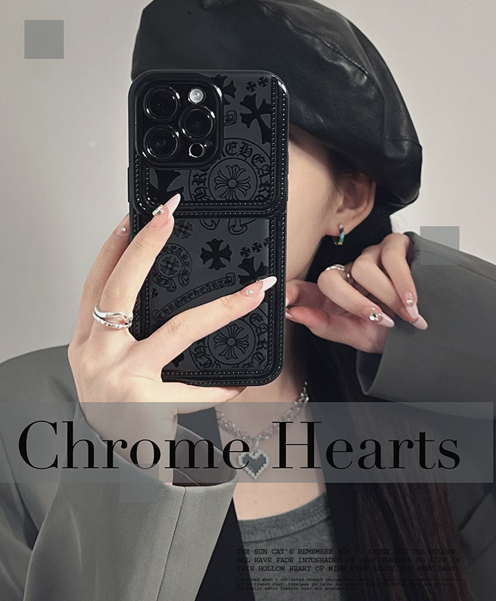 chrome hearts アイフォーン15プロ カバー 