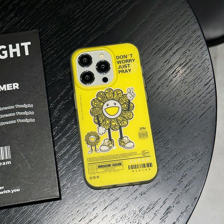 ハイブランド 携帯ケース iphone14promax murakami sunflower 