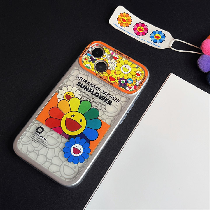 iphone15promax murakami sunflower 携帯ケース 