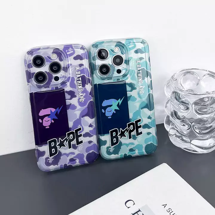 アイフォーン 15プロ max bape スマホケース 