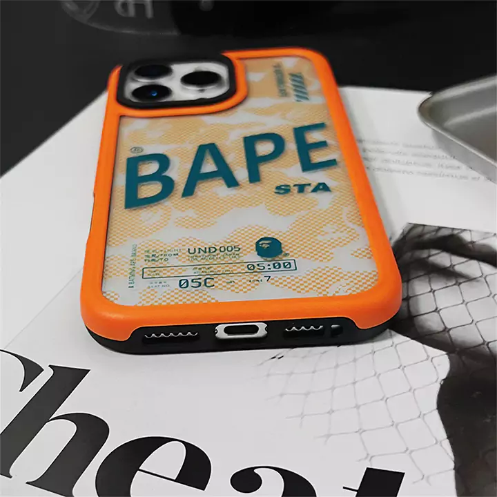 ブランド ア・ベイシング・エイプ bape アイフォーン15プラス スマホケース 