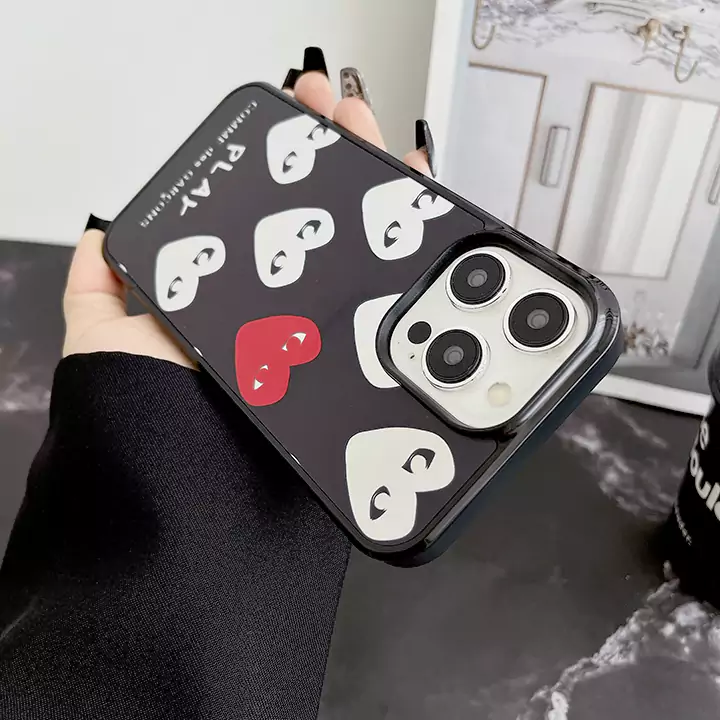 ハイブランド ケース iphone 15プラス コムデギャルソン comme des garçons 