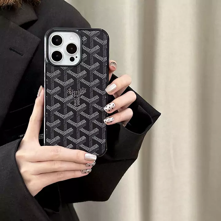 ハイブランド スマホケース iphone 15プロ ゴヤール goyard 