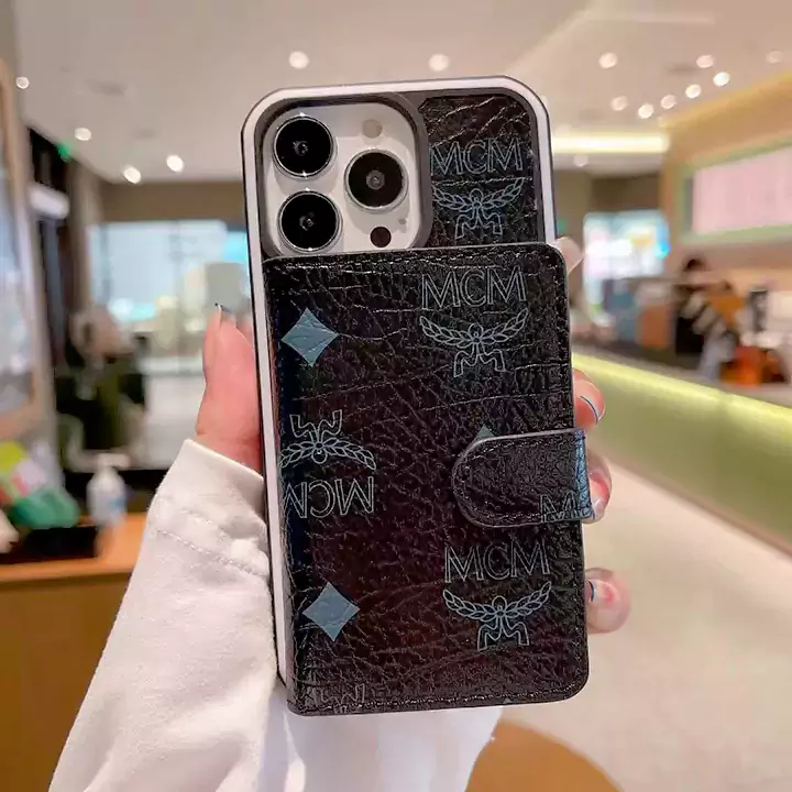 mcm エムシーエム iphone 15プロ カバー 