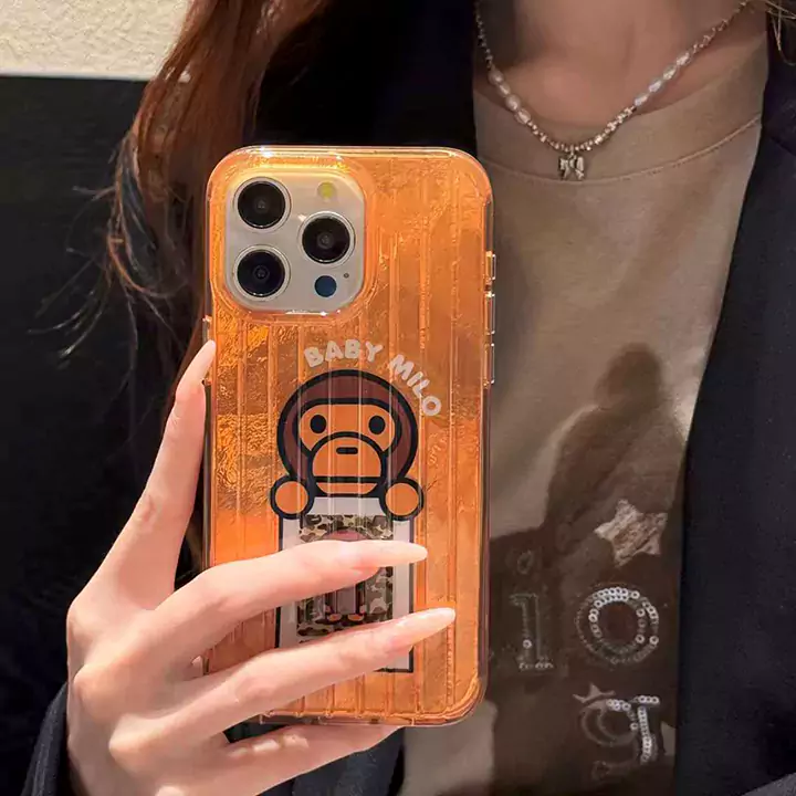 アイフォン14プロmax bape ア・ベイシング・エイプ スマホケース 