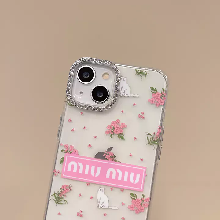 ブランド 携帯ケース アイホン 15pro miumiu 