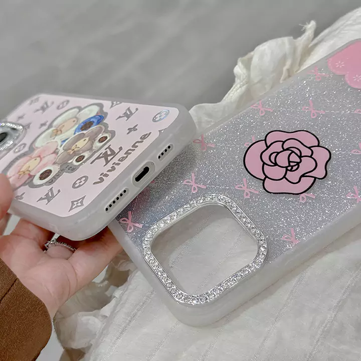 ハイブランド カバー iphone 15プラス chanel風 